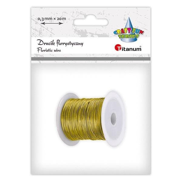Kukkalanka 0.3mm 20m kulta