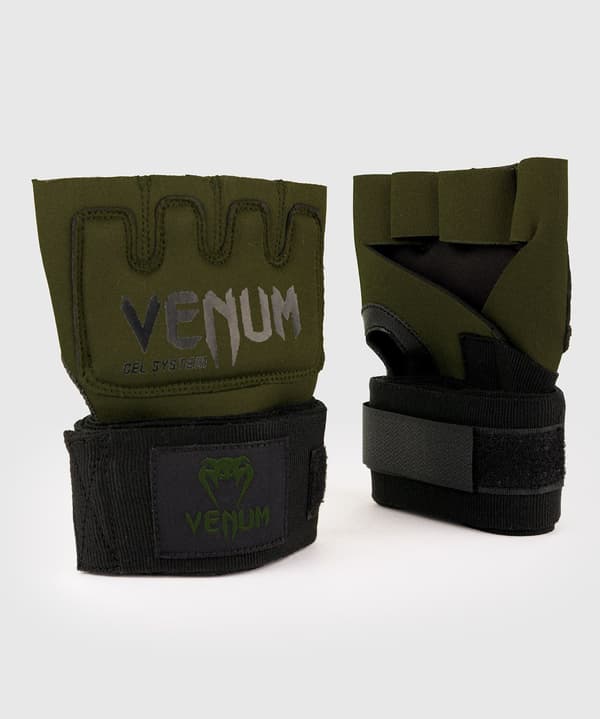 Venum Gel Kontakt Håndbind Boksebind - Khaki/Sort XL