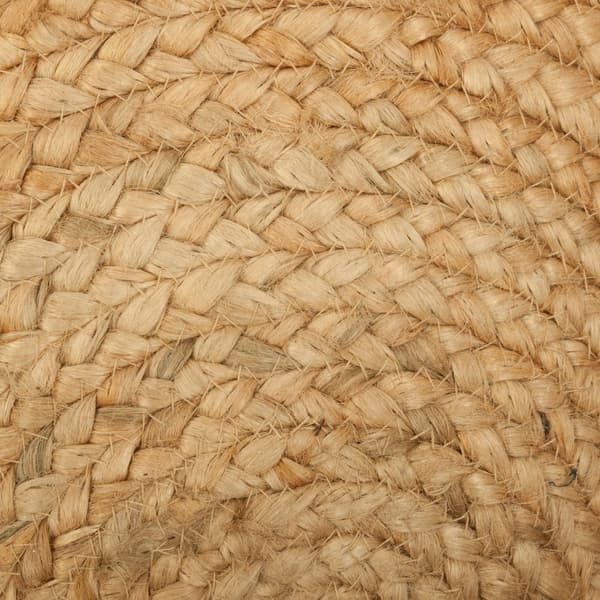 Pyöreä pitsi-juuttimatto 120 cm