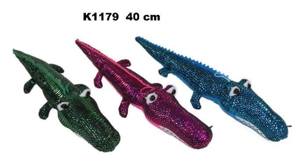 Krokotiili 40 cm MIX