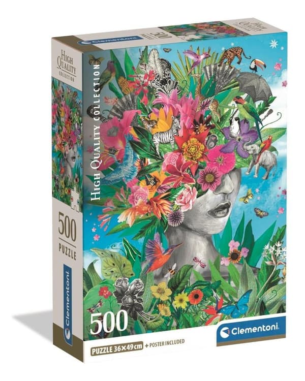 Puslespil 500 Hoveder i Junglen