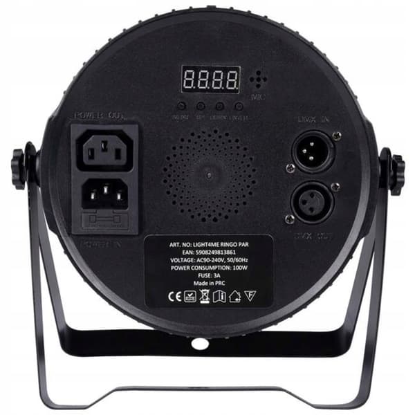 LIGHT4ME ringo PAR scenespotlight med LED-ring
