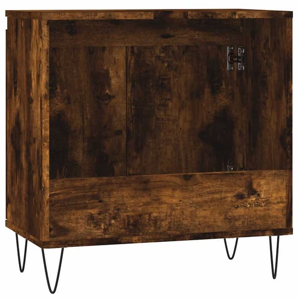 vidaXL badeværelsesskab røget eg 58x33x60 cm