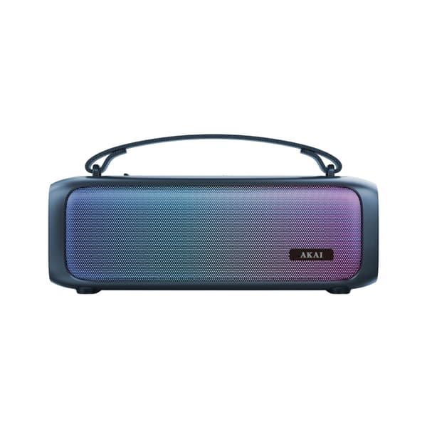 AKAI BT-högtalare ABTS-08BL 8 W RMS Bluetooth 5.1 FM AWS RGB Blå