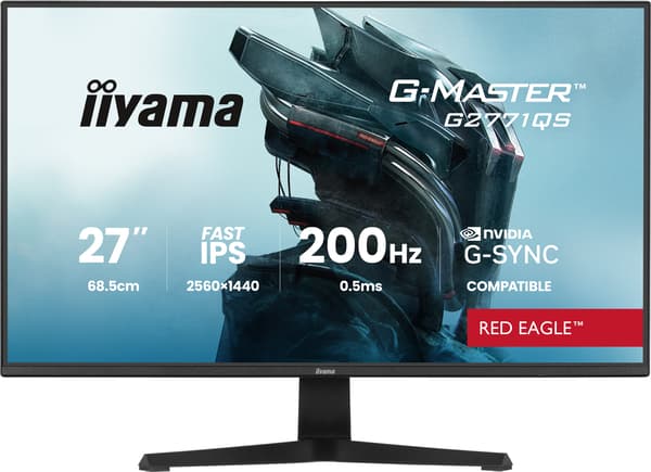 27" näyttö iiyama G-Master Red Eagle G2771QS-B1