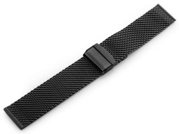 Armbånd Pacific 10 - net HQ - sort mat 20mm