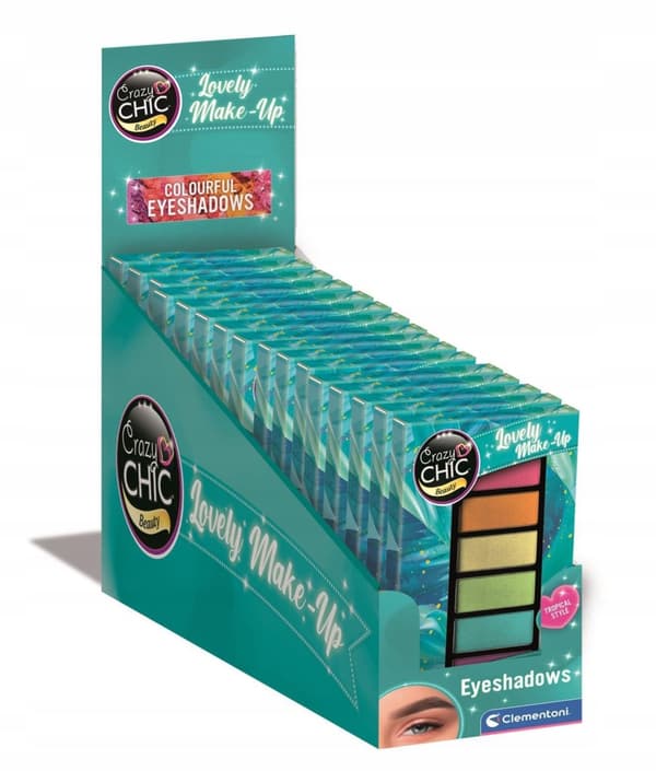 TROPISK STIL Crazy Chic Clementoni Øjenskyggepalette