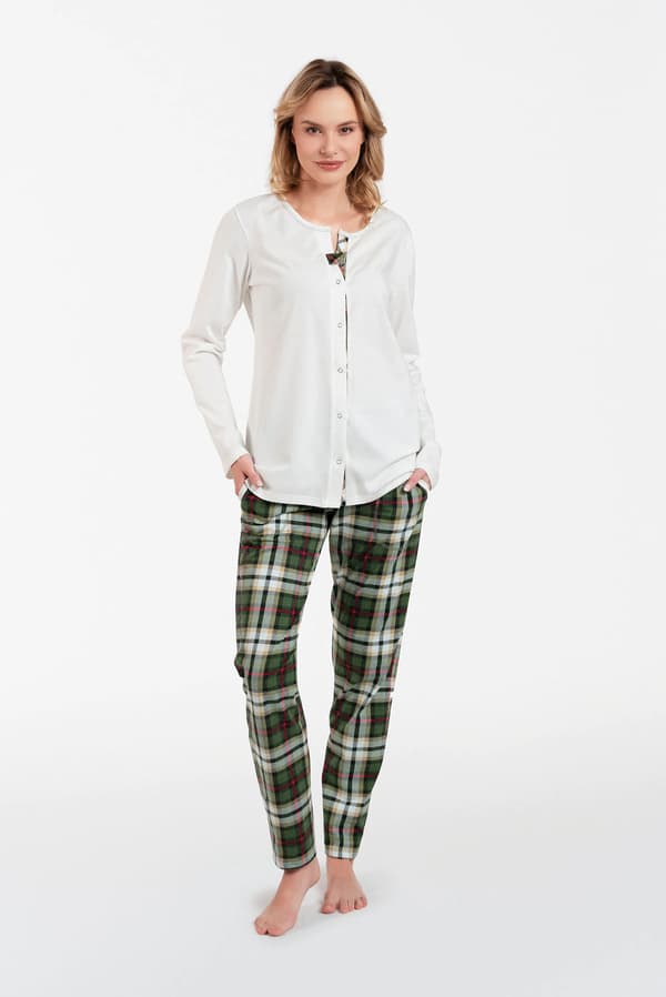 Asama dampyjamas långärmad, långbyxor L