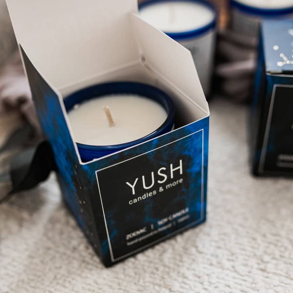STENBOCKEN - DOFTIG SOJA LJUS STJÄRNTECKEN STENBOCKEN YUSH PATCHOULI