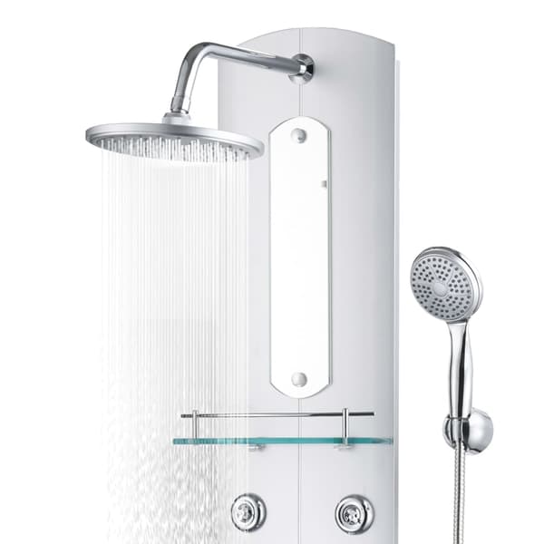 vidaXL Duschpanel 25 x 43 x 120 cm silver