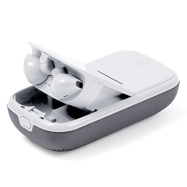 Lexon Speakerbuds langattomat kuulokkeet Bluetooth-kaiuttimella, harmaa