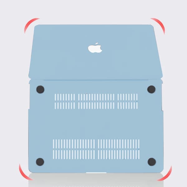 Etui til MacBook Air 13 A2337 M1 A2179 A1932, HardShell, Blå
