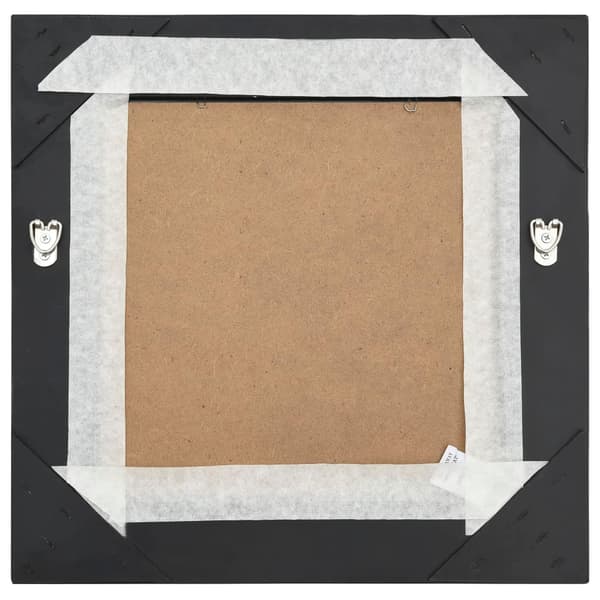 vidaXL barok vægspejl 40x40 cm sort