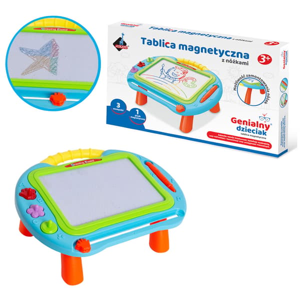 Magnetisk tavle på ben