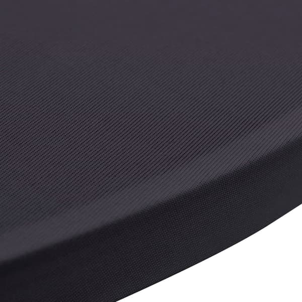 vidaXL Elastiska bordsdukar, 4 st, 60 cm, Antracit