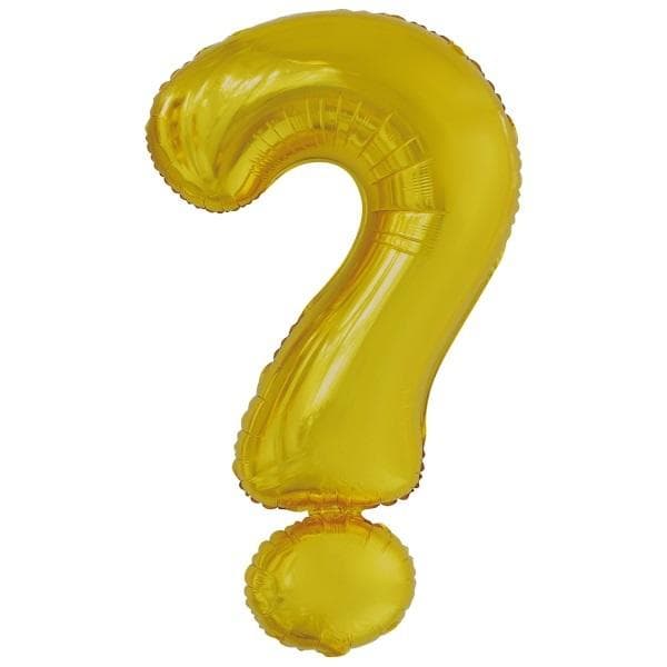 Folieballonskilt - guld 53x86cm