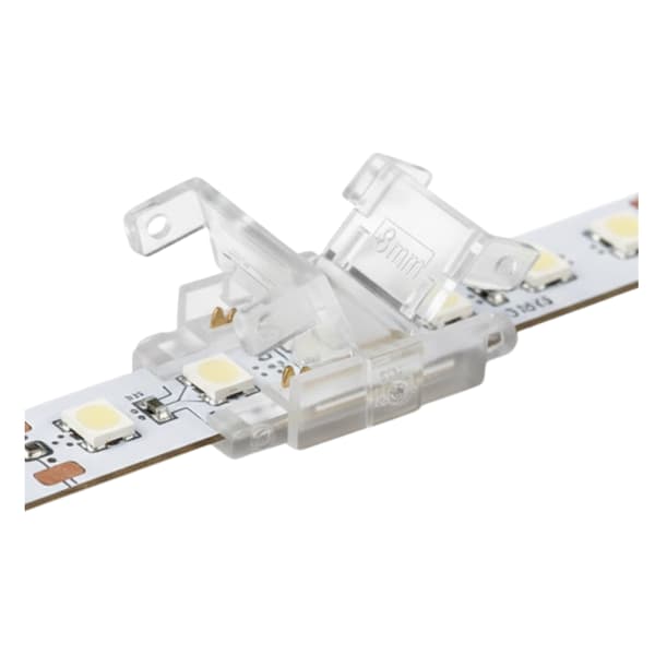 Lige stik til COB LED-strimmel 8 mm tape-strimmel stik, lige samling