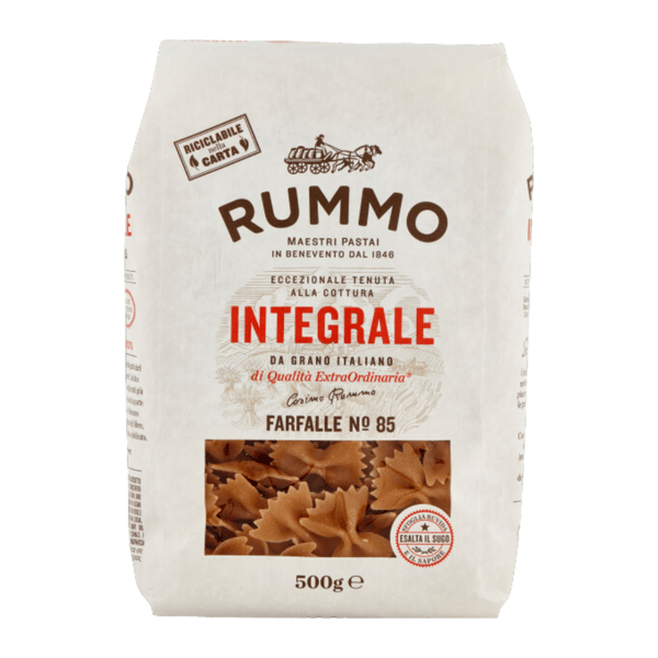 Farfalle pasta nro. 85 Integrale 500g - Rummo