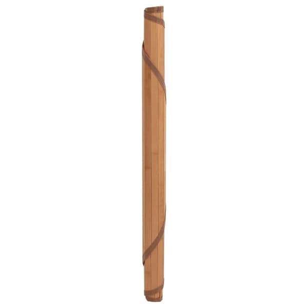 vidaXL Pyöreä matto, Luonnonvärinen, 60 cm, Bambu