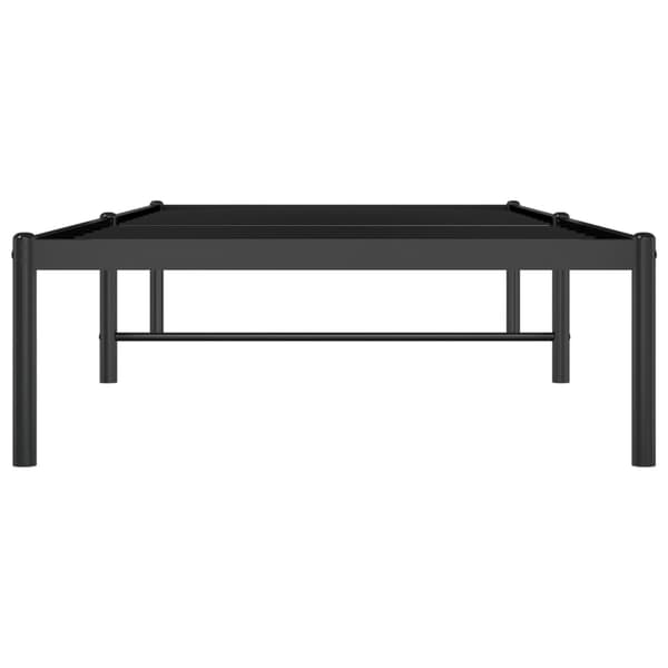 vidaXL metalsengestel sort 80x200 cm