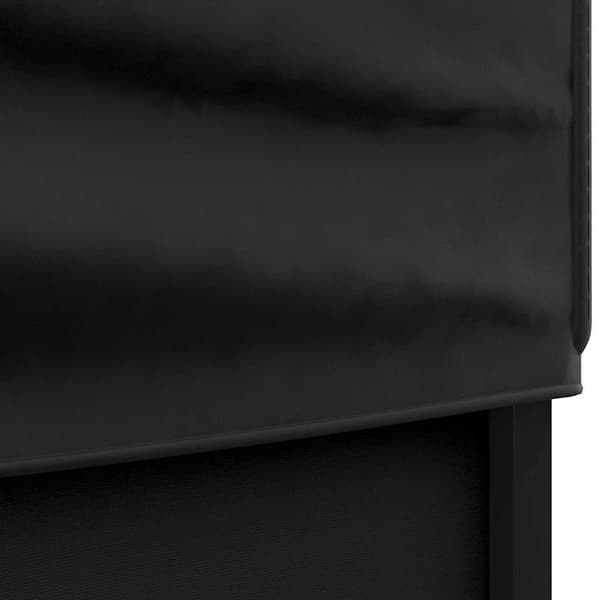 vidaXL foldbart festtelt med sider sort 3x6 m