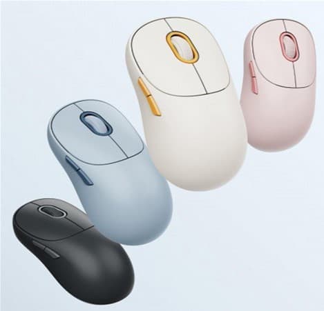 Xiaomi Mi Mouse 3 Trådlös Vit/Orange (BHR8912GL)