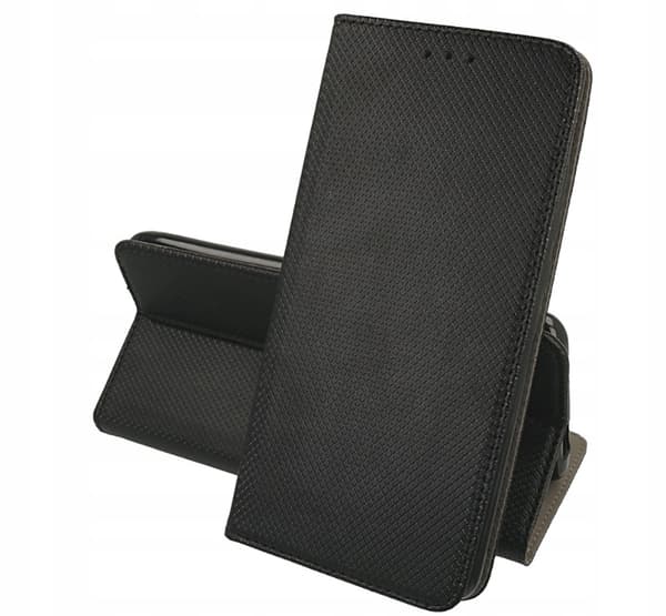 Flip-cover til Samsung Galaxy A71 sort + 9H GLAS