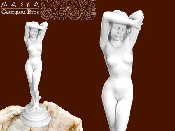 Figur af en kvinde - græsk alabaster