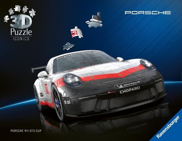 3D-pussel Iconics Porsche 911 GT3 Cup 108 bitar