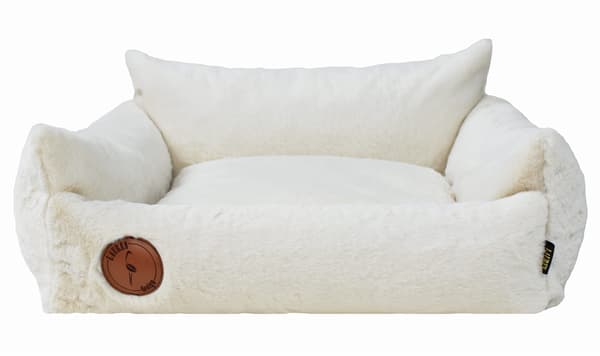 Blød seng cremefarvet M - 80 cm x 70 cm