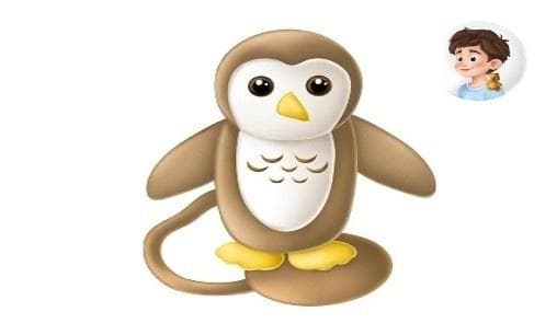 Uggla Magnetisk Maskot