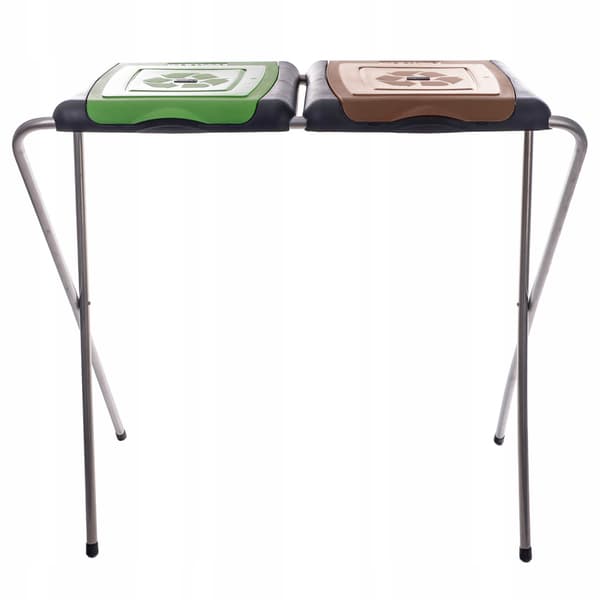ECOselect 2 stativ/ramme til affaldssorteringsposer GRØN-BRUN