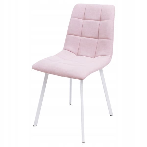 Klädd matsalsstol VERMONT rosa