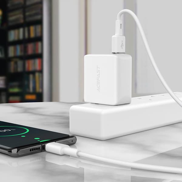 USB-kabel - USB-C 3A 1,2m svart