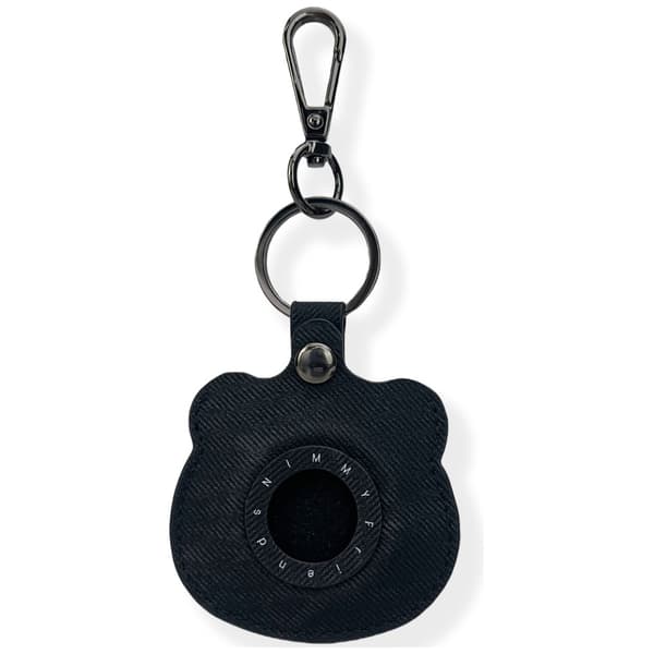 Nimmy Big Eyed Pet 2.0 Panda Tracker-etui/nøglering sort
