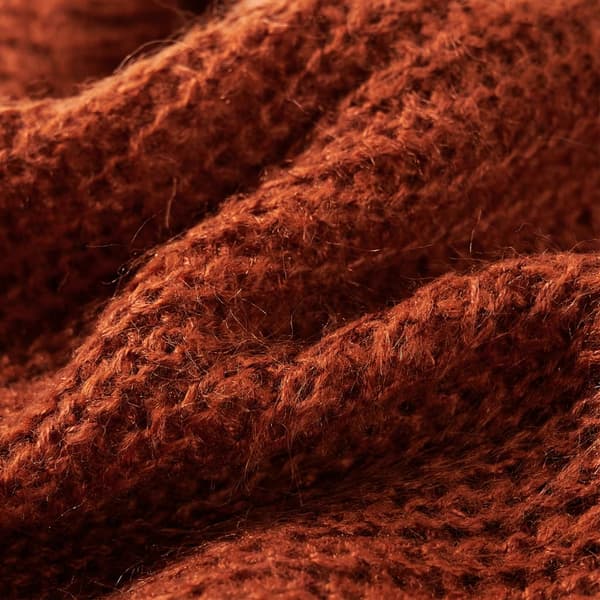 Børne strikket sweatervest, cognac, 116