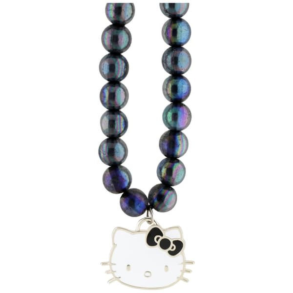 Hello Kitty Pearls Kitty -pääkoru kännykkäkoru, musta