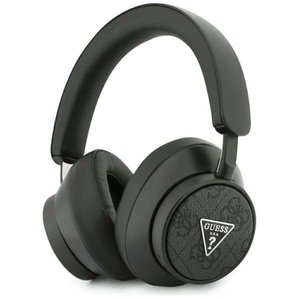 Guess 4G Triangle Logo Bluetooth Over-Ear Hörlurar Svarta