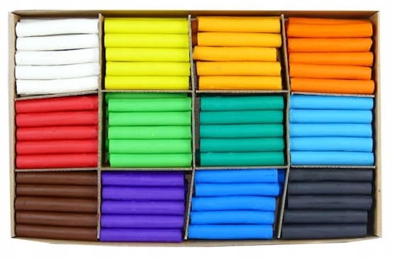 Plasticinset för dagis 180 delar Mona 0166