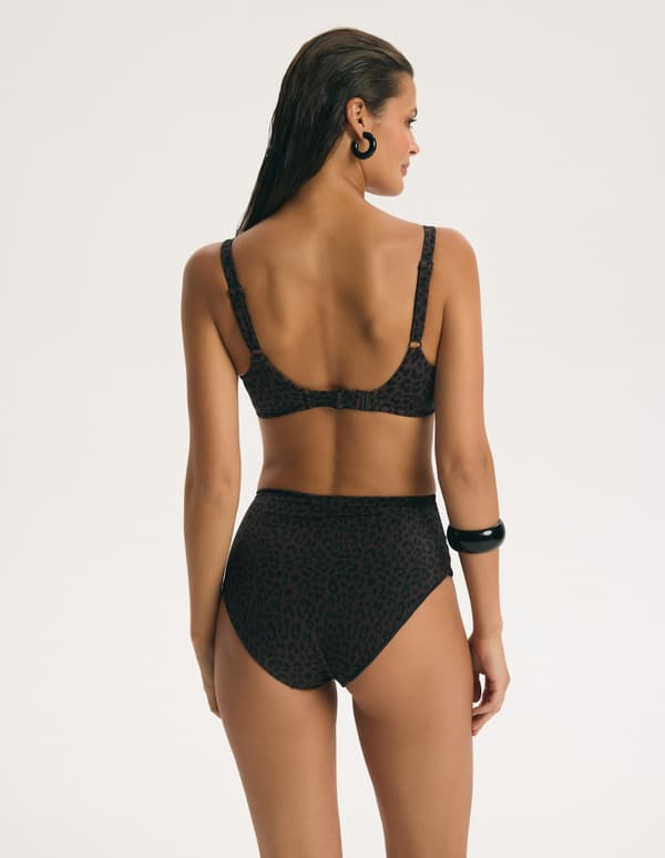 Esotiq BASE Prickig Vadderad Bikiniöverdel | Brun 80E