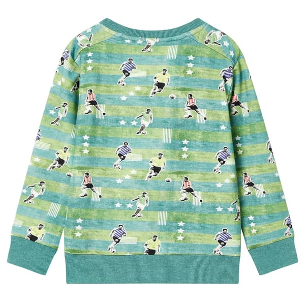 Børnesweatshirt, lysegrøn melange, 140
