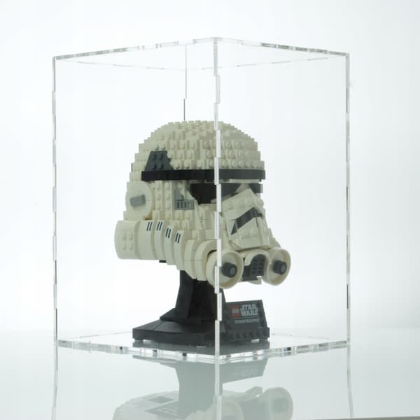 Lego-kypärän vitriini, pöly- ja UV-suoja, Star Wars, Marvel