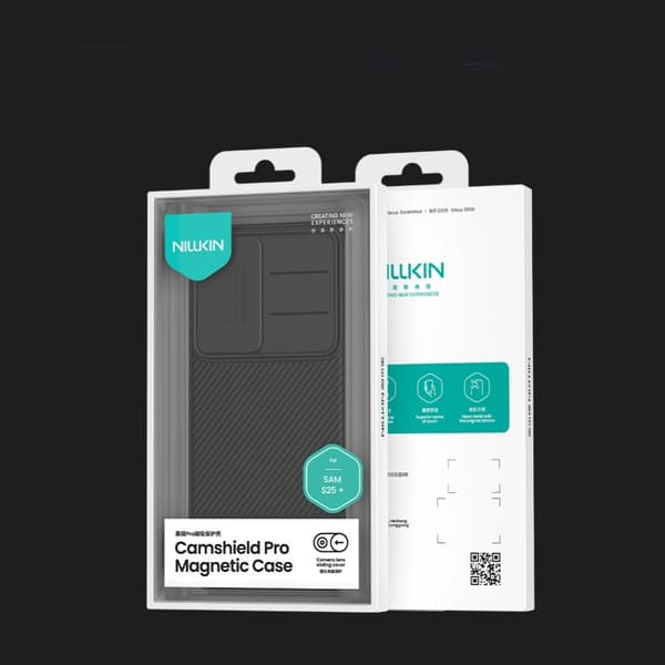 Nillkin-cover til Samsung Galaxy S25+ Plus, CamShield Pro MagSafe, sort
