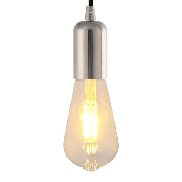 vidaXL Glödlampshållare 2 st satin nickel E27