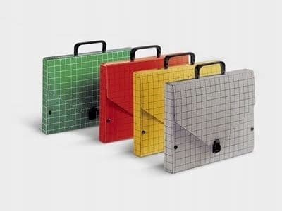 BLÅ MØDETASKE MED HÅNDTASK 4 CM 0035