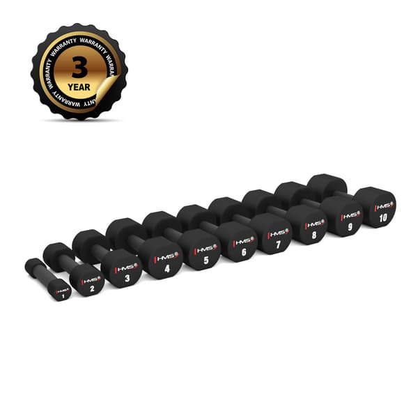 Polyuretanhantlar 2x7kg TPU HPT07 HMS