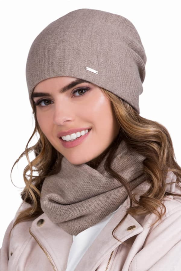 GLORIA damehat, mørk beige