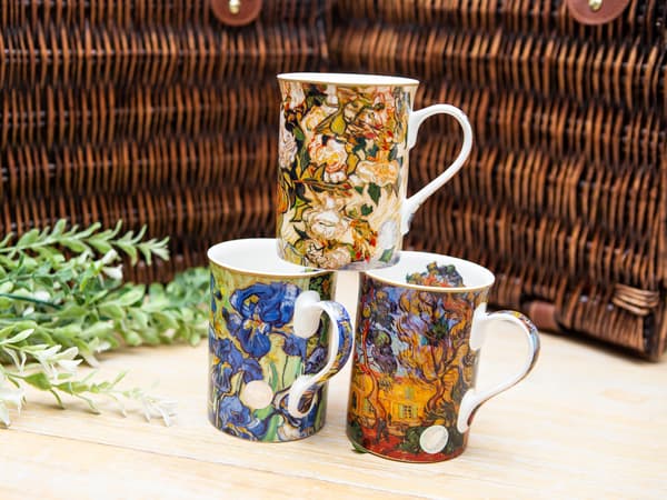 Klassisk ny mugg - V. van Gogh, Irisar (CARMANI)