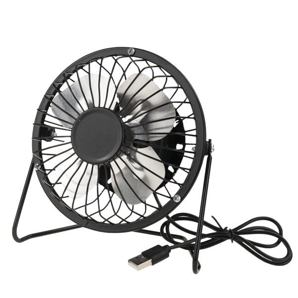 PC74 USB-VENTILATOR STÅENDE METALBORD-SKRIFTVENTILATOR