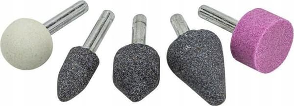 Partner 5-delat slipstensset, 6 mm grepp